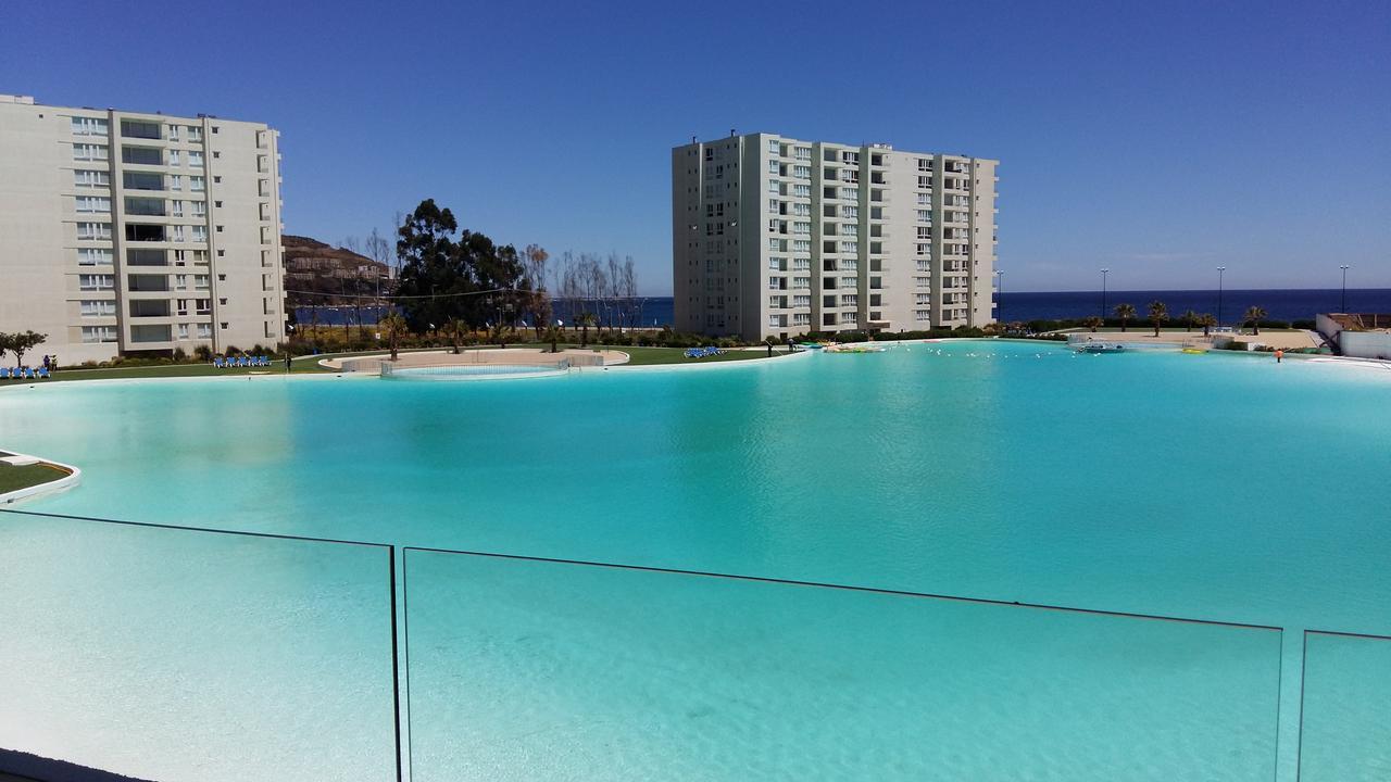 Papudo Laguna Vista Al Mar Y Piscina Exterior photo